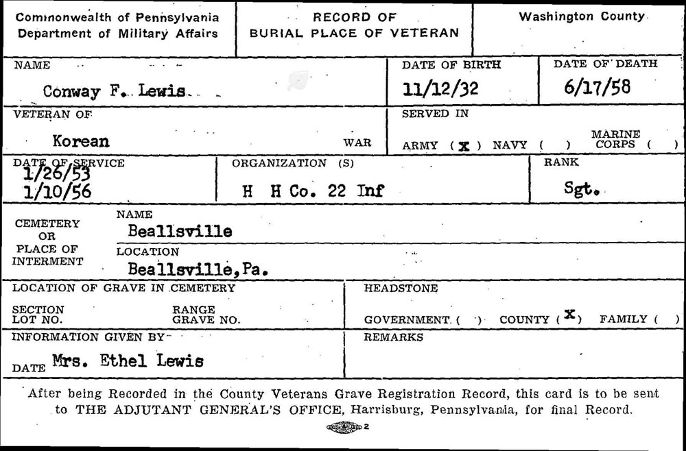 Conway F. Lewis